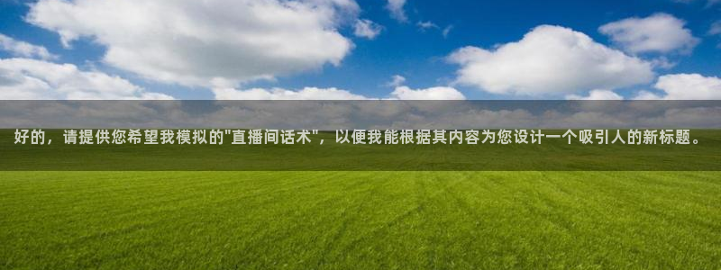 说球帝nba直播免费高清：好的，请提供您希望我模拟的\